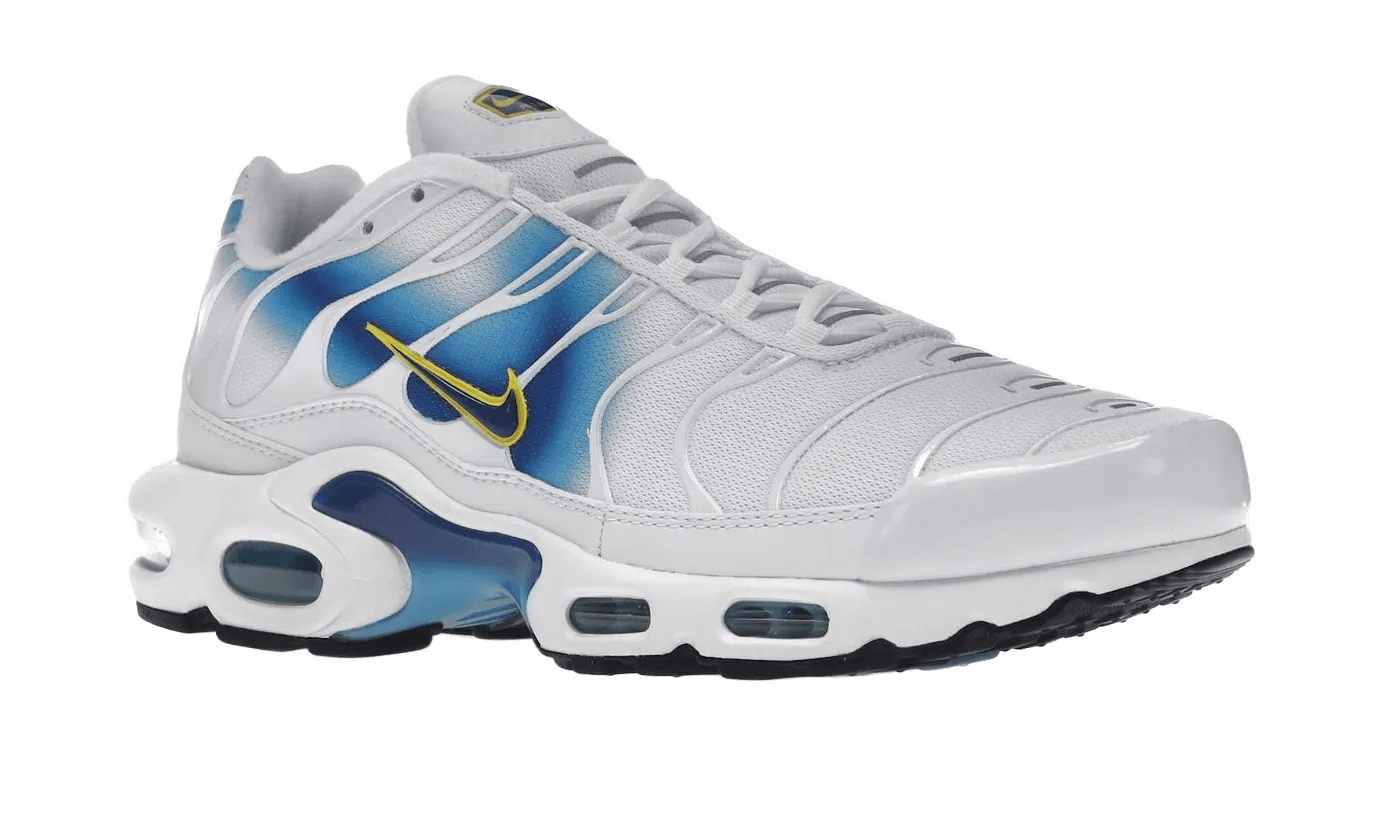 Air Max Plus Spray Paint Swoosh White Blue - DX8962-100