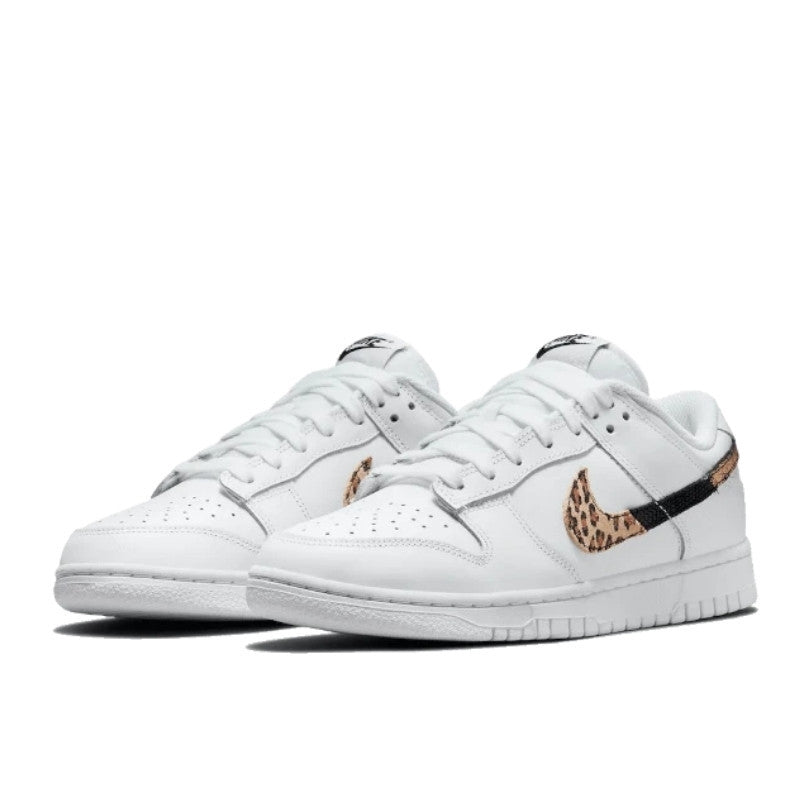Dunk Low Animal Print White