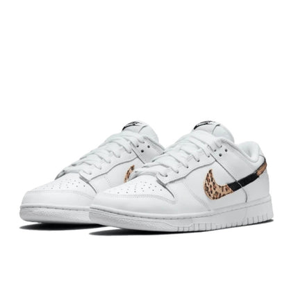 Dunk Low Animal Print White