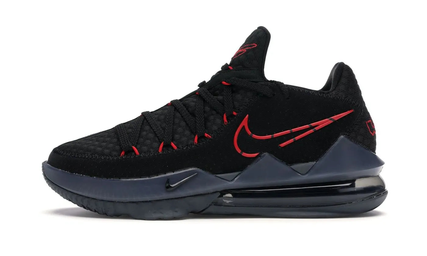 LeBron 17 Low Black Red Dark Grey - CD5007-001/CD5006-001