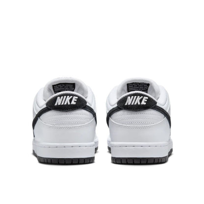 SB Dunk Low White Black