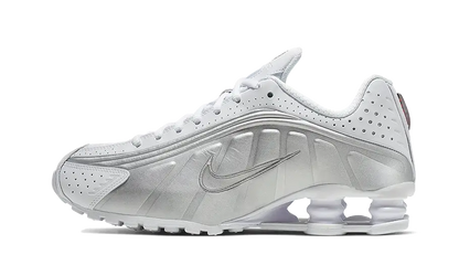 Nike Shox R4 White Metallic Silver - AR3565-101