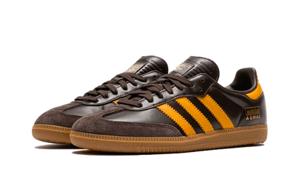 Adidas Samba OG Dark Brown Yellow - IG6174