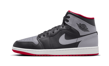 Air Jordan Air Jordan 1 Mid Black Grey Red - DQ8426-006