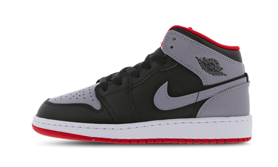 Air Jordan Air Jordan 1 Mid Cement Grey Red - DQ8423-006