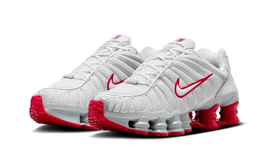 Nike Shox TL Platinum Tint Gym Red - FZ4344-001